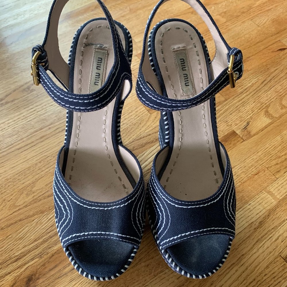 MIU MIU Nautical Wedges